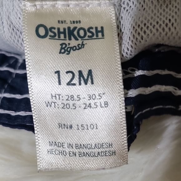 OSHKOSH 4th of July Patriotic Stars and Stripes Swim Shorts - 12M - Picture 6 of 7